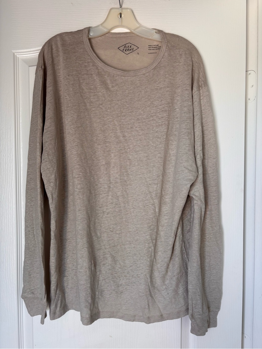 Alex Crane Sun Tee long sleeve Bone men’s size large NEW